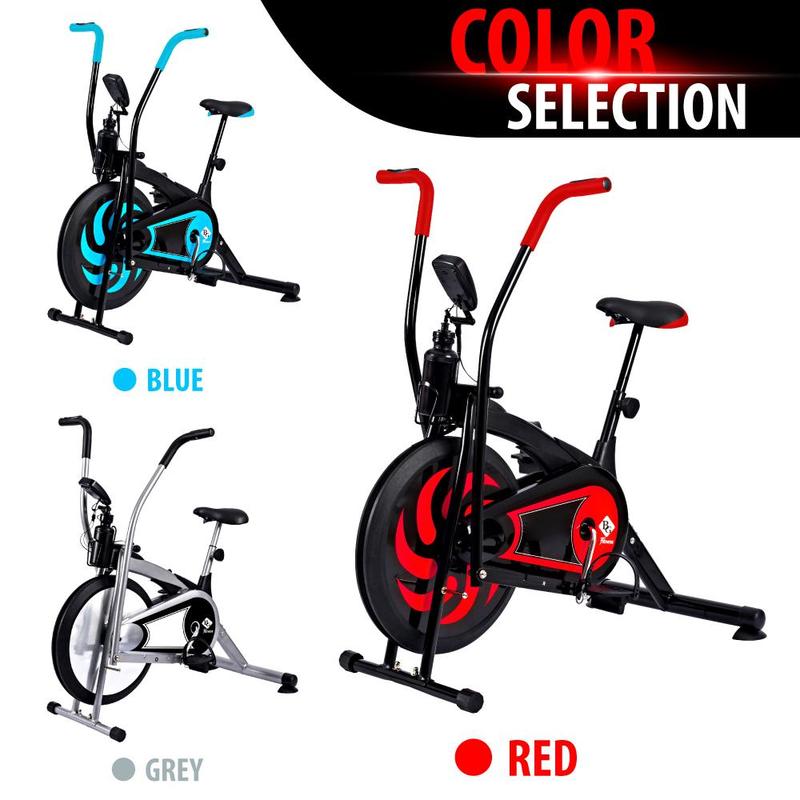 8701-8702-8703 GYM Xe đạp tập thể dục Eliptical bike kết hợp tay chân Air bike có tay cầm cảm ứng nhịp đập Tập Gym