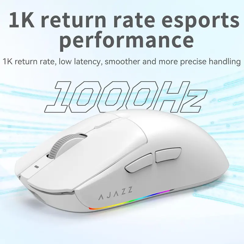 AJAZZ AJ139V2 MC wireless three-mode mouse game gaming office magnetic seat charger PAW3311 500mah 3