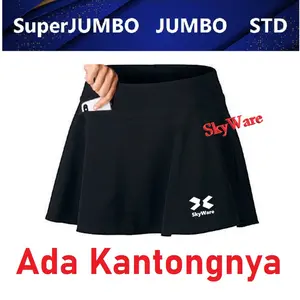 ROK Penutup Celana Ketat (Legging) MINI SKIRT CASUAL OLAHRAGA LARI SENAM TENNIS ZUMBA BERSEPEDA UKURAN STD SAMPAI SUPER JUMBO Sport Nyaman Wanita