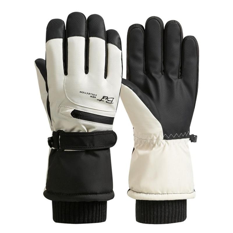 Product Introduction of Antislip Windproof Skiing Gloves for Men Waterproof Sports Cycling Motocycle Plush Gloves Touch-screen Full Palm Snowboard Gloves Winter 20