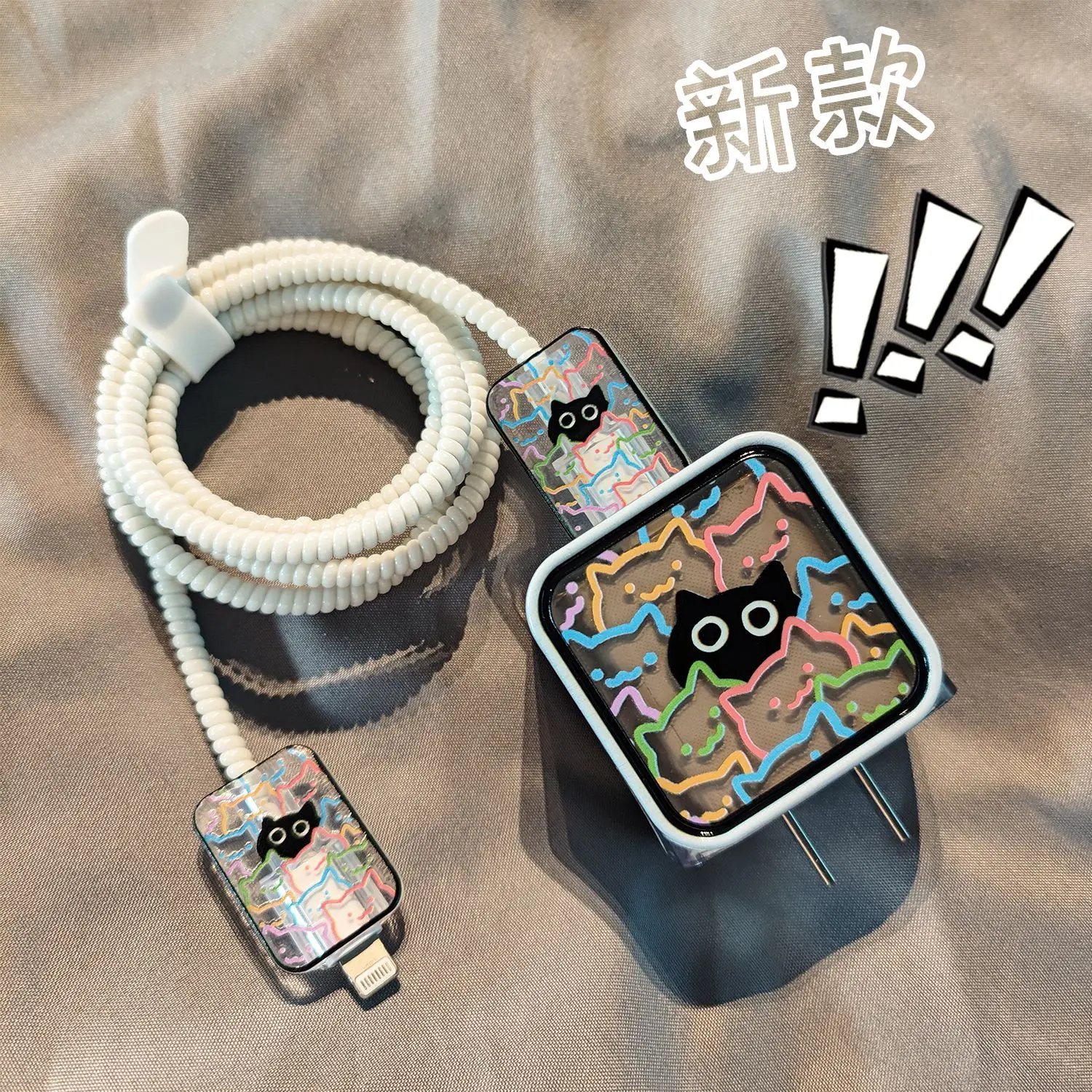 แขนป้องกันสาย USB, สำหรับ Apple และ iPhone12/13/14, เคสป้องกันสายชาร์จ, สายหูฟัง, เหมาะสำหรับ Apple และ iPhone12/13/14