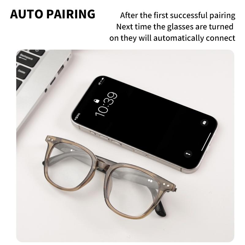 Bluetooth 5.4 Smart Glasses With Camera Video Recording AI Photo Recognition Call Translation Sports Spectacles Google Glass