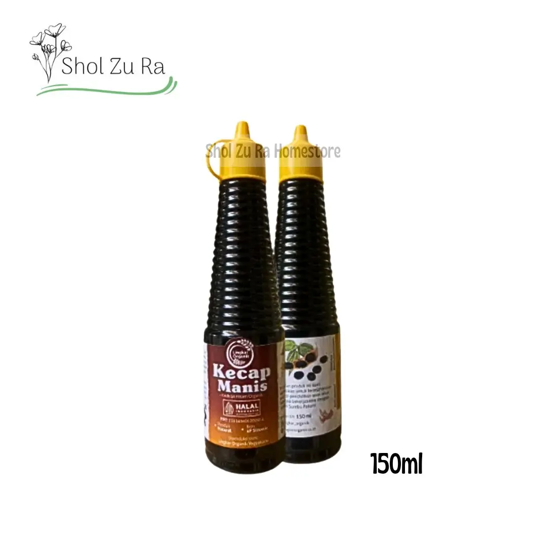 Kecap Manis Organik 150ml - Kecap Non MSG ,Tanpa 4p - Lingkar Organik