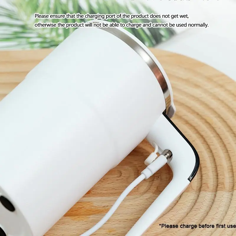 Automatic Stirring Coffee Mug, USB Rechargeable Coffee Mixer, Temperature Display Self Stirring Cup, Electric Self Stirring Mug 7