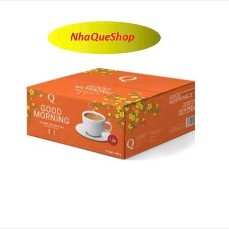 Thùng cafe sữa hòa tan  in 1 Trần Quang Goodmorning Coffee cà phê  3in1  cà phê  trong 1 càphê Đường cafe   coffee combo cà  phê