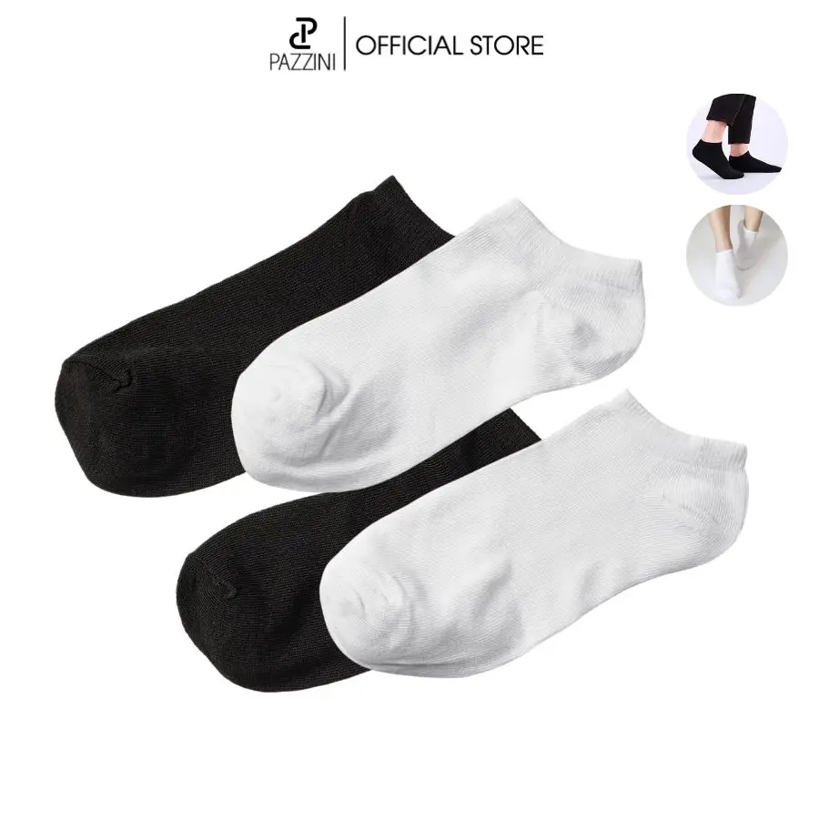 Vớ tặng cổ ngắn cotton 100% Nam - Đơn giản, Thanh lịch, Tối giản, Đường phố vớ  chống