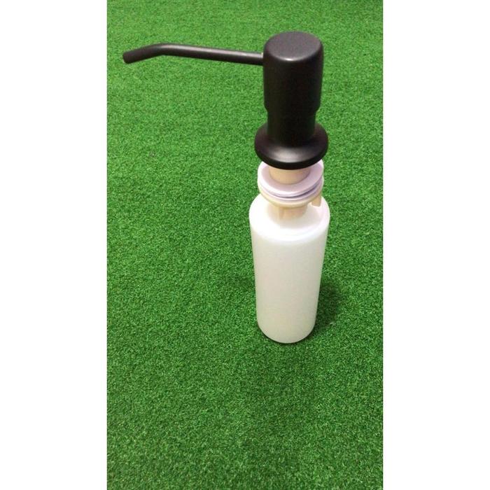 Gambar Tempat Sabun Cair Stainless HITAM 300ml TANAM -Soap Dispenser Sink A40 - Hitam dari Dunia Acc shop Kota Administrasi Jakarta Utara Tokopedia