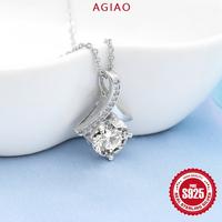 Gambar AGIAO Kalung Perak Zircon 5A Gantung Ekor Putri Duyung Yang Elegan Dan Sederhana - 2 karat dari A.GIAO.ID Kab. Gresik 5 Tokopedia