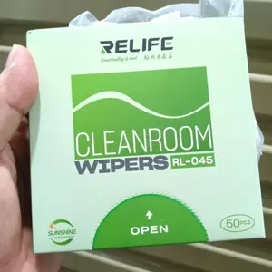 RELIFE RL-045 CLEANROOM WIPERS KAIN LAP PEMBERSIH LCD HANDPHONE 50PCS