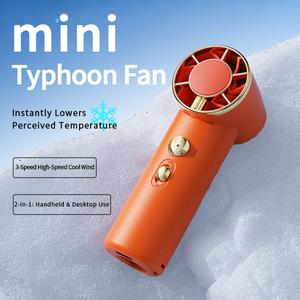 DF99 New Mini Handheld Fan for Office and Outdoor Use, Portable High-Speed USB Fan with Light