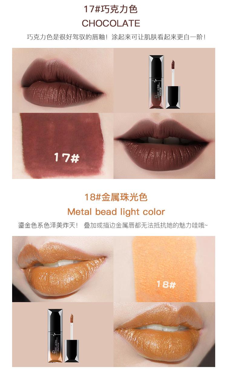 Product Introduction of liquid lipstick doesn't fade easily and can be used as both lipstick and lip gloss. lightweight, and easy to apply to the skin, making it a cost-effective choice. Selena  has also used this lipstick. gomez makeover  glazed muted  color  lippies 8