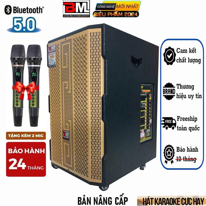 Loa Kéo Karaoke [ Trả Góp 0% ] | Bass 40 BM G-17x | Loa 4 Tấc ( Lưới Vàng ) Công Suất 1600w R9