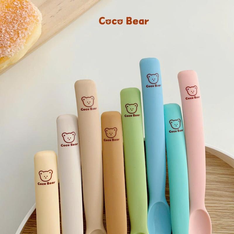 Product Introduction of Thìa ăn dặm cho bé Cocobear - Silicone - Mềm mại - Không chứa BPA 10