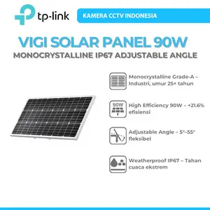 TP-LINK VIGI SOLAR PANEL 90W MONOCRYSTALLINE IP67 ADJUSTABLE ANGLE