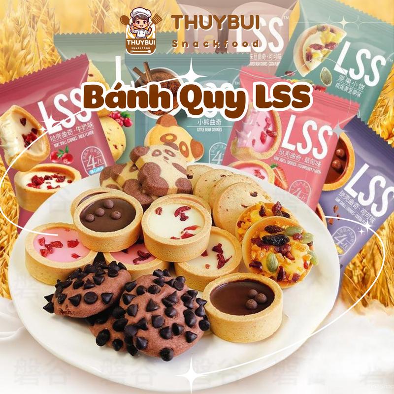 Bánh Quy Bơ Sữa Socola LSS Mix Vị Socola Chip, Bánh Quy Socola - Sữa Mix Vị Nhiều HÌnh