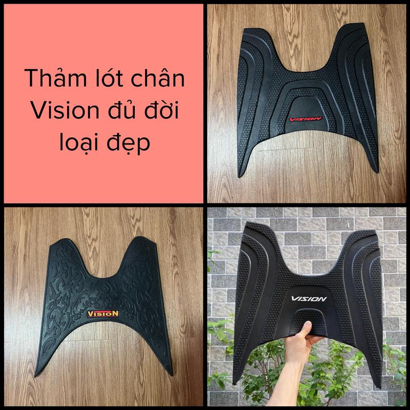 Thảm Lót Gác Để Chân Xe Vision 2024 2023 2022 2021 2020 2019 2018 2017 2016 2015 2014 Tấm Trải Sàn Cao Su Vison Phụ Tùng Phụ Kiện