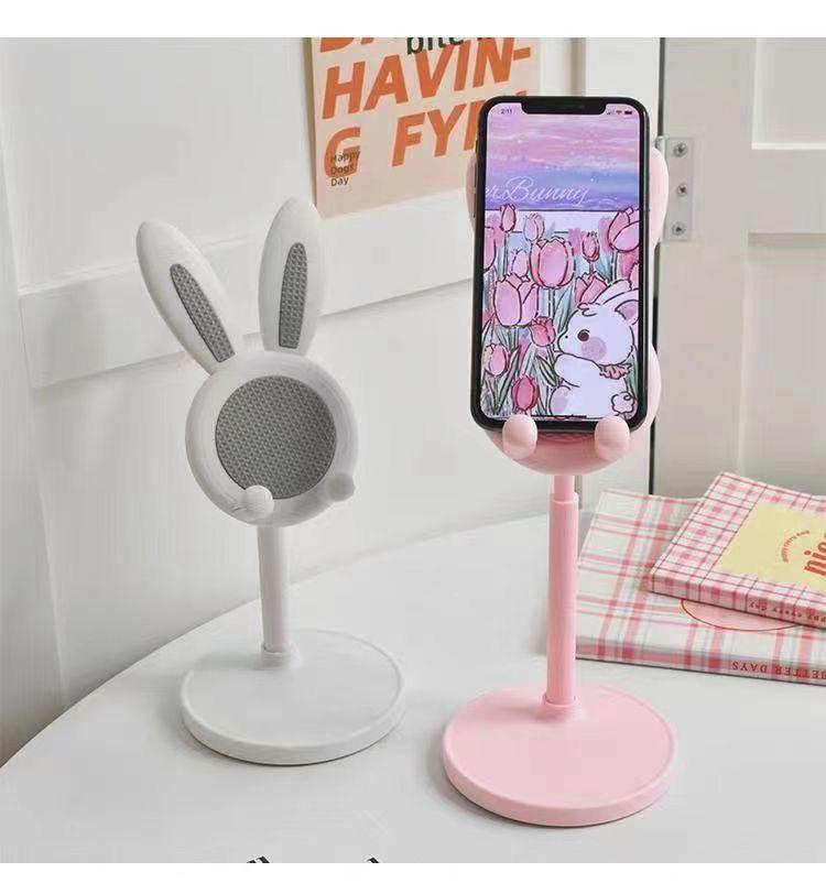 Product Introduction of Rabbit Stand Desktop Adjustable Adjustable Student Lazy Household Selfie Live Stand Universal Flash Sale Cute 9