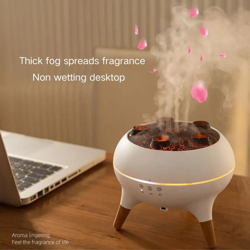 Jellyfish Design Essential Oil Diffuser, Air Humidifier with Rhythmic Spray & Colorful Light, Timed Humidifier with Remote Control for Home, Office, Bedroom 3