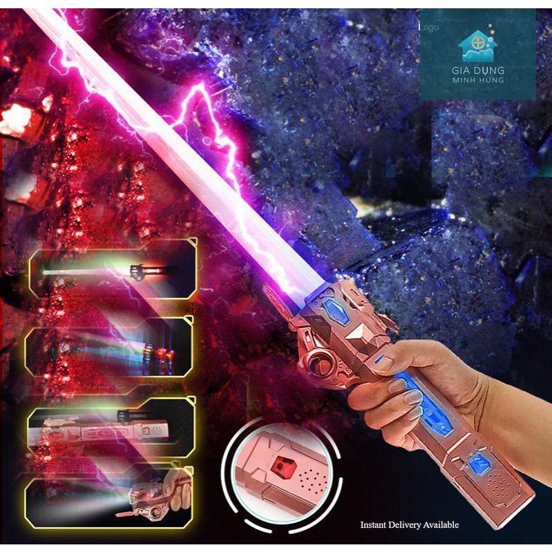 Kiếm Laser Phát Sáng Kiêm·Katana 54cm Bằng Nhựa Kiếm Lazer Ánh Sáng Có Đèn Lightsaber Đồ Chơi Trẻ Em Pin