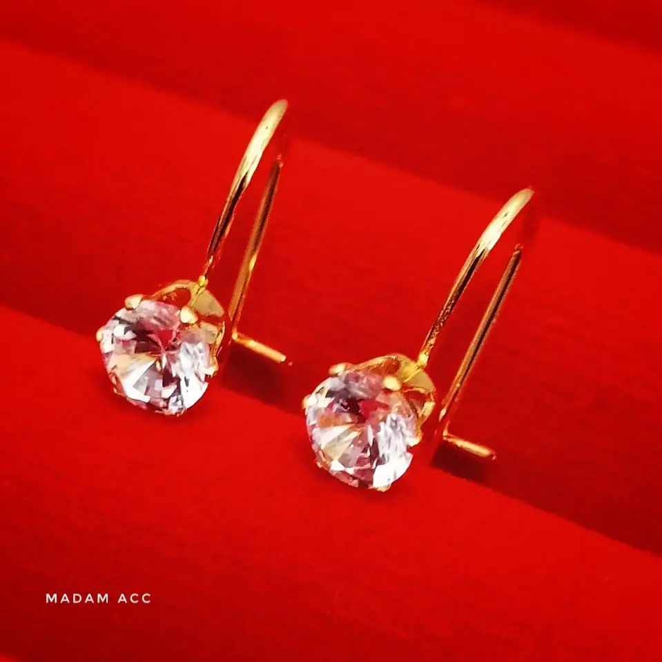 Anting Desi Titanium 24k Titanium Anti Karat Dan Tahan Lama