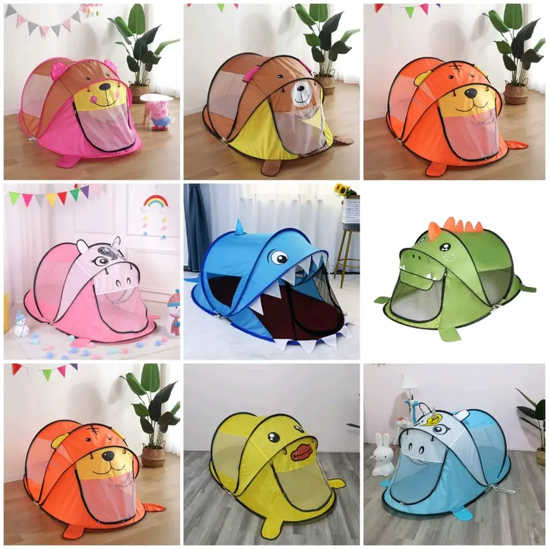 New Tenda Anak Model Karakter Model Binatang Tenda camping animal lipat 0