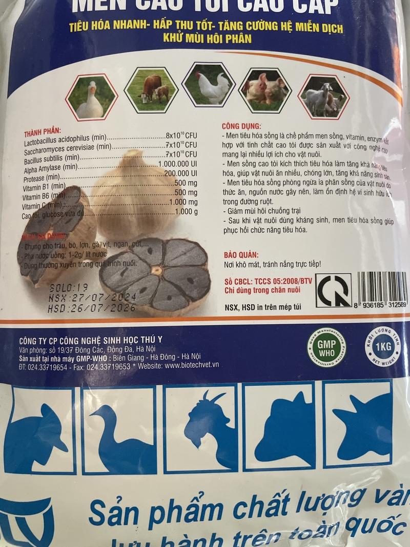 Product Introduction of [ combo 3 gói ] cao tỏi cao cấp gà, vịt giúp tiêu hoá nhanh, ngừa đi phân sống,ăn nhiều, chóng lớn, hấp thụ tốt, tăng cường hệ miễn dịch, khử mùi hôi phân, gói 100gam  men  ăn 1