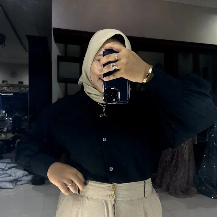 Blouse Jumbo Crinkle Airflow - Atasan Wanita Jumbo Baju Nyaman Basic