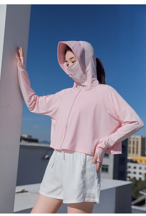 Product Introduction of Ice Silk Sun Protection Clothing Women's Loose Breathable Cloak UV-Proof Sun-Proof Thin Coat Sun-Protective Clothing 22