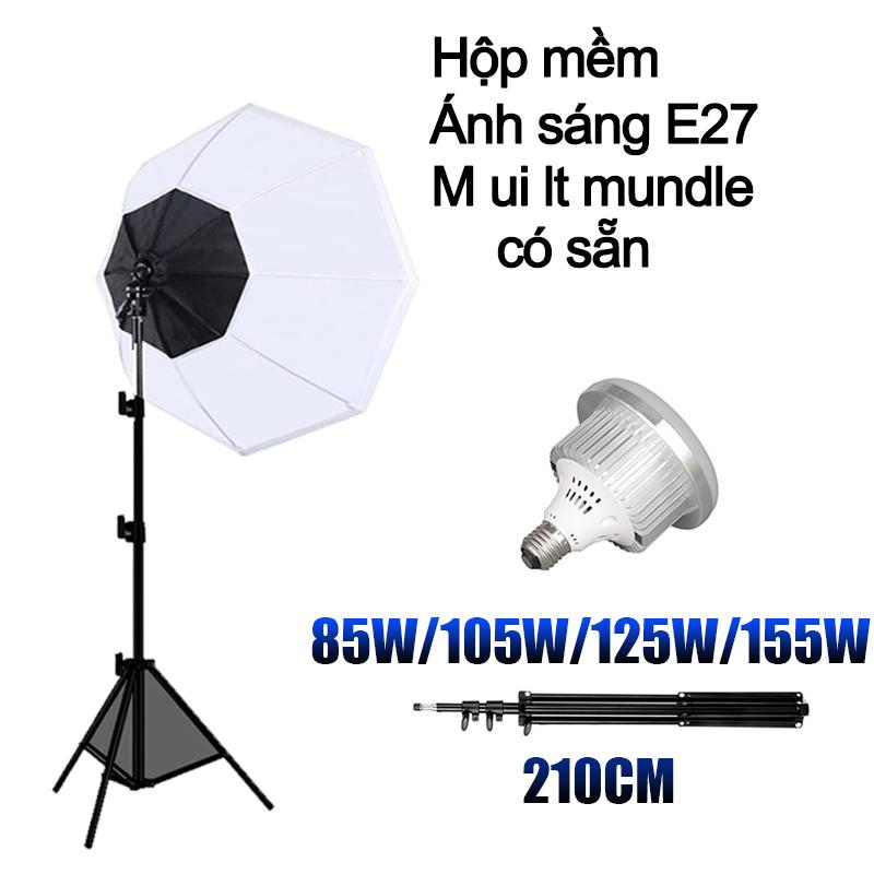 Product Introduction of Đèn dịu hình bát giác có giá đỡ có thể thu vào, đèn dịu ba màu xoay/nghiêng 360° Thích hợp cho studio chụp ảnh, phát sóng trực tiếp, chụp sản phẩm soft  light 0