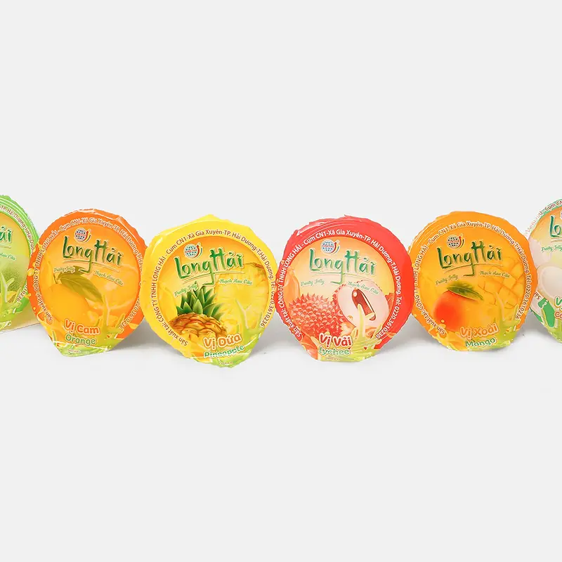 Thạch Rau Câu Long Hải Hương Vị Tổng Hợp Trọng Lượng Túi 416 G Ăn Vặt Snack Food Thức Ăn 8