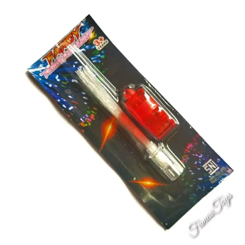 12 Pcs Mainan Cincin Lampu LED Senar Finger Flashlight Grosir Cincin Lampu Jari Murah 2