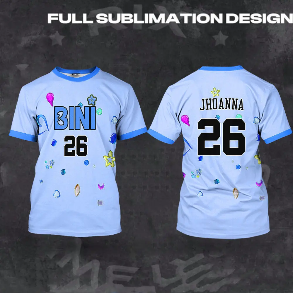 2026[Customized jersey name and number] Fashion BINI JERSEY Neutral ...
