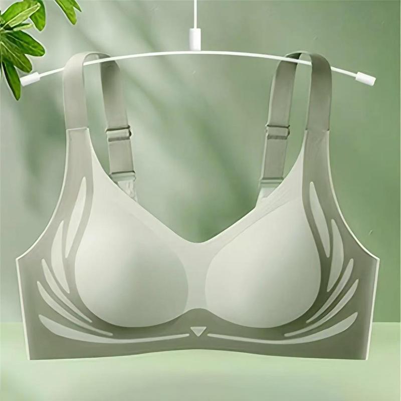 Comfortable Lifting Adjustable Underwear, Women's Small Breasts, Gathered Breasts, Anti-sagging, No Steel Ring Back Buckle Bra, Thin Section 1