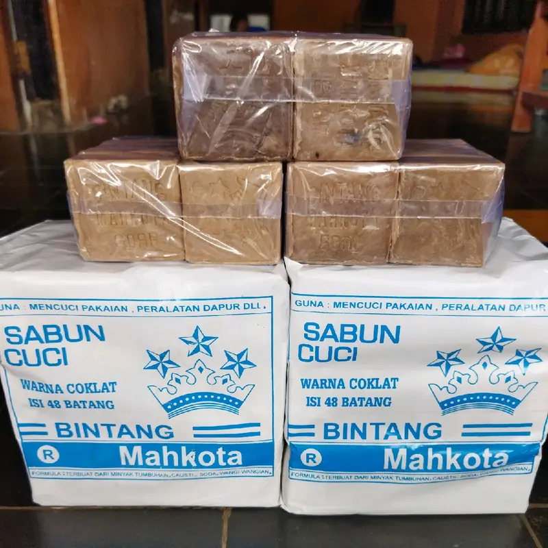HARGA 1 ball isi 6pack 48pcs Sabun Cuci Bintang Mahkota pembersih multiguna Anti bakteri 2