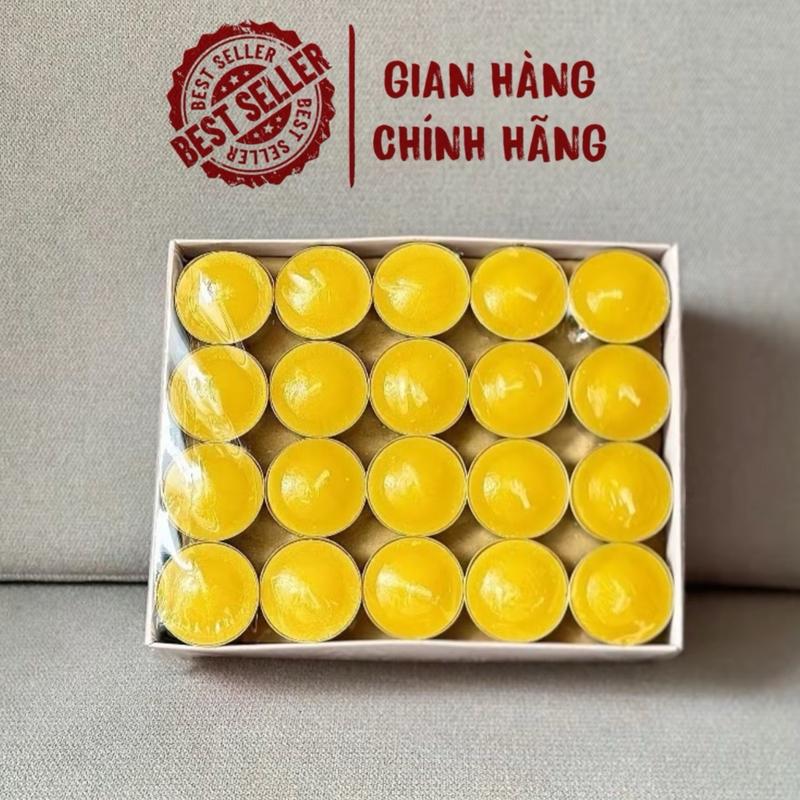  100 viên nến tealight cháy 4 tiếng   vàng  đỏ  trắng   Decor Nến Thơm Trang Trí Nhà - Nến Bơ Giá Sỉ 