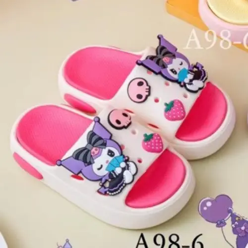 KUROMI (PHOM TO) Dép quai ngang đế 2 lớp KOROMI nhẹ mềm êm chân đáng yêu cho bé Mihoshop 7