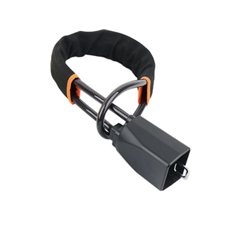 Motor Steering Wheel Lock Steel Cable Rope Lock Bold Car Anti-Theft Safety Belt Card Shackle Universal Car Lock 6