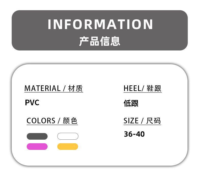 Product Introduction of Dép Pha Lê Ngoài Trời, Thời Trang, Dành Cho Nữ, Trong Suốt, Thiết Kế Khoét Lỗ Mềm Mại, Khử Mùi, Gót Phẳng, Thích Hợp Để Tắm Và Phòng Tắm, Dép Chống Trượt, 2024 5
