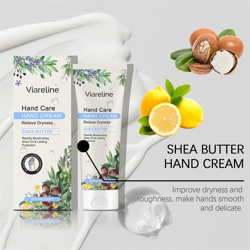 Product Introduction of VIARELINE Shea Butter Hand Cream Plant Essence Hand Cream Autumn And Winter Moisturizing Anti-drying Hand And Foot Care Cream 25