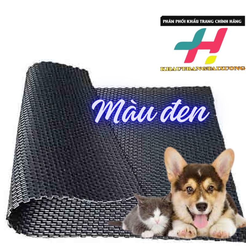 Tấm Lót Chuồng 80cm x 60cm Cao Su Cao Cấp Giữ Cát Dễ Vệ Sinh Cho Chó Mèo Dog & Cat Đủ Kích Thước