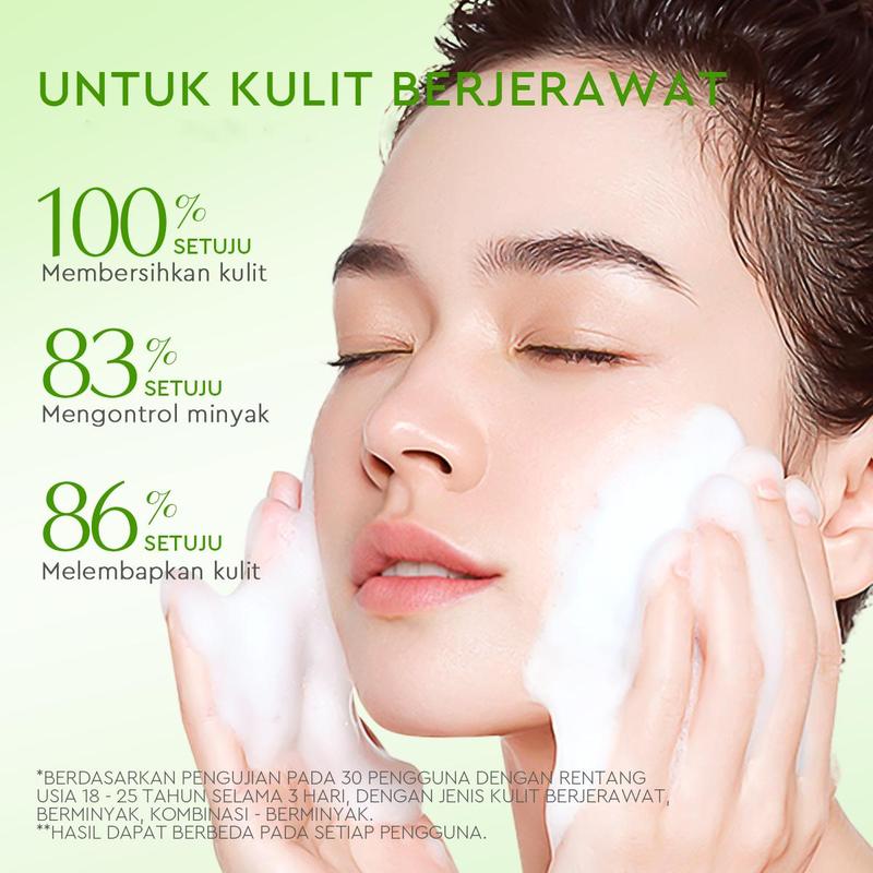 Glad2Glow 3PCS Gel Cleanser Centella Salicylic Acid Acne | Face Wash Facial Cleanser Sabun Cuci Muka Pembersih Pencuci Muka Kering Kotoran Membersihkan Berjerawat Wajah Mencerahkan 1