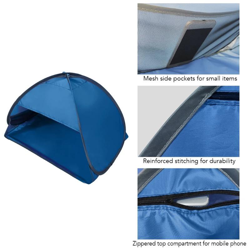 Product Introduction of Mini Beach Sun Shade Canopy Instant Outdoor Beach Tent Shelter with Carry Bag For Outdoor Camping Hiking Picnic Beach Tent 5