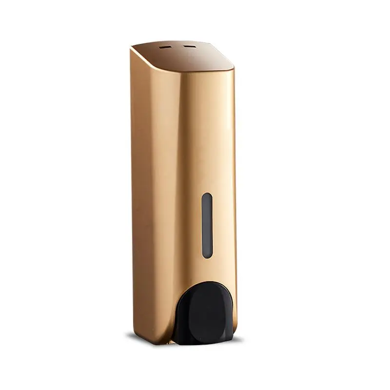 Wall Mounted Manual Soap Dispenser, Press Type Soap Dispenser, Punch-free Shampoo Dispenser, Home Bundles, Bathroom Supplies, Storage Organizer, Room Organizer 4