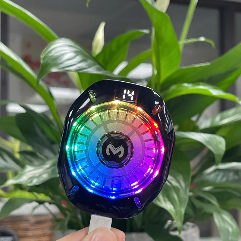 Quạt Tản Nhiệt Điện Thoại,Sò Lạnh Memo CX10 Ai - LED Gaming, Làm Lạnh Cực Nhanh (BH Lỗi 1 Đổi 1) 5