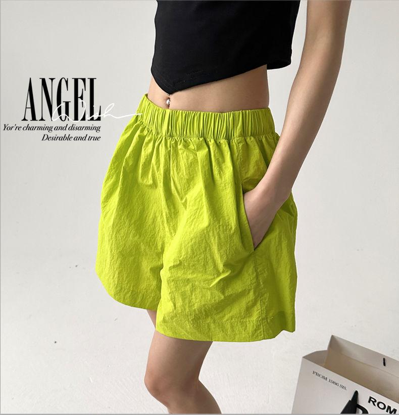 Product Introduction of Quần Soóc Thường Ngày Thời Trang Nữ, Bán Chạy, Phong Cách Đại Học, Bó Sát, Thoải Mái, Thể Thao, Nhanh Khô, Mỏng, Dài Trung Bình Mùa Hè, Hàng Mới Về Năm 2024 3