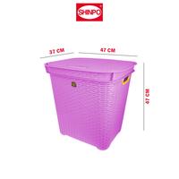 Gambar SHINPO Keranjang Pakaian Primrose 37 x 47 x 47 CM Storage Organizer Basket SIP-618 - Violet dari SHINPO Kota Administrasi Jakarta Barat 4 Tokopedia