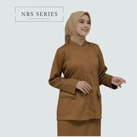 Gambar NRS Series - Baju PDH Wanita Seragam Khaki PNS Terbaru - pemda set rok, S dari NRS Series_NEW Kab. Tasikmalaya 4 Tokopedia