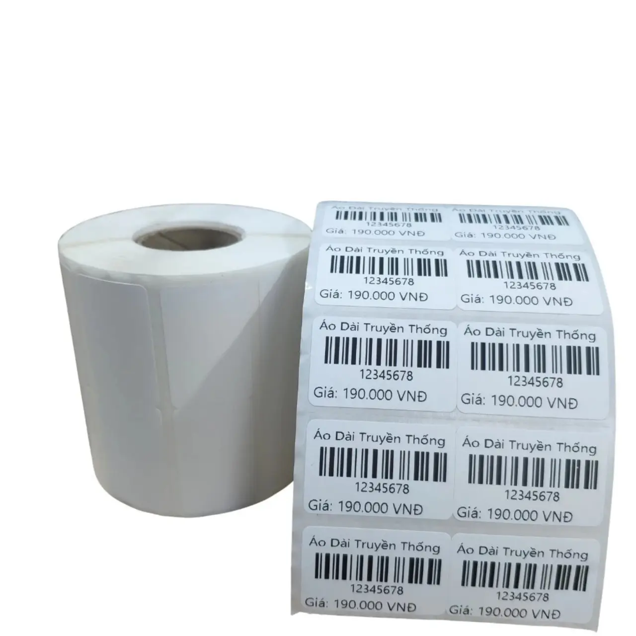 Decal in tem mã vạch 2000 tem Giấy in nhiệt 35x22x2 Tem Giấy in mã vạch Tem nhiệt 70x22 74x22 72x22 nhãn dán [ 35x22 x 25 MÉT CN]