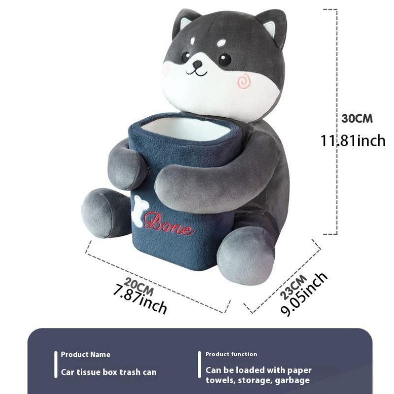 2 in 1 Car Tissue Box & Trash Can, Car Tissue Holder, Multifunctional Car Interior Accessories for Car Stowing & Tidying 1