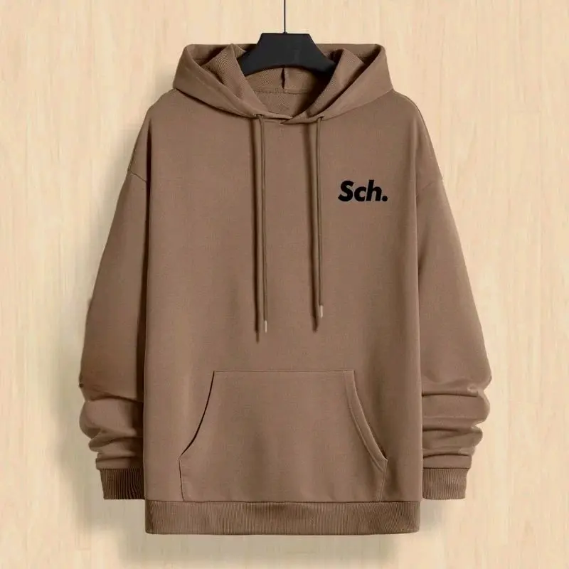 COD Sweater Hoodie Distro Logo Simple Oversize Sweater Pria Wanita bahan Fleece tebal size M - XXXL
